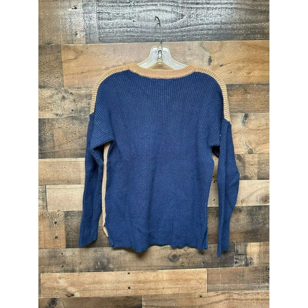 Madewell Women's‎ Two Tone Knit Pullover Sweater Size X-Small